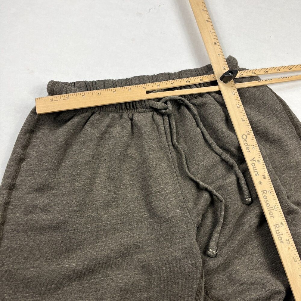 Goodlife Brown French Terry Jogger Pants Loungewear Minimalist Pants USA Medium - Picture 6 of 11